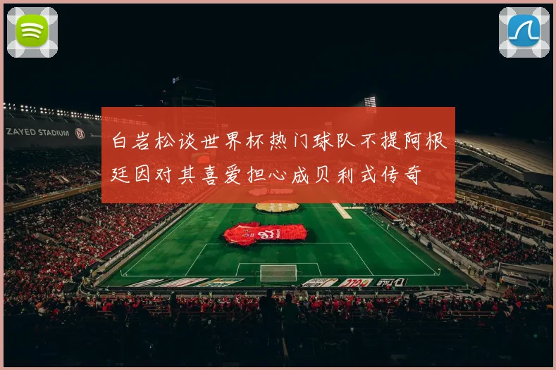 白岩松谈世界杯热门球队不提阿根廷因对其喜爱担心成贝利式传奇